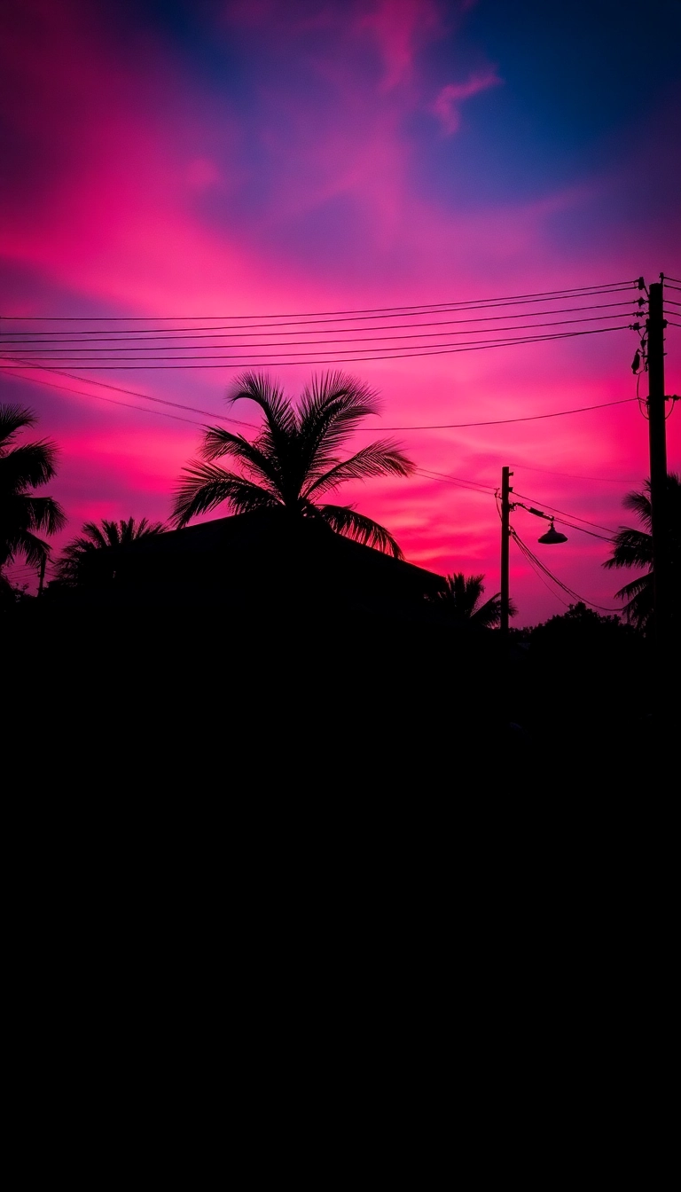 colorful sunset